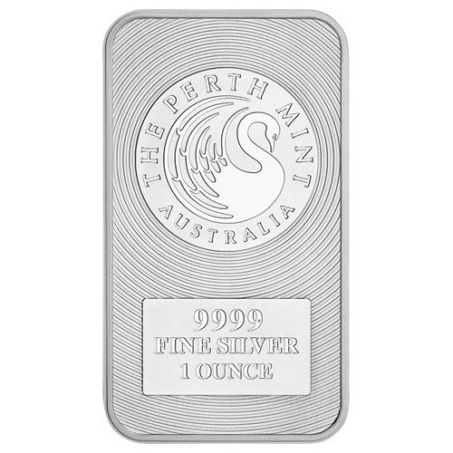 Perth Mint 1oz silver bullion bar